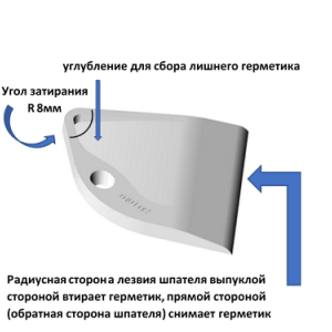Шпатель Парус Радуга